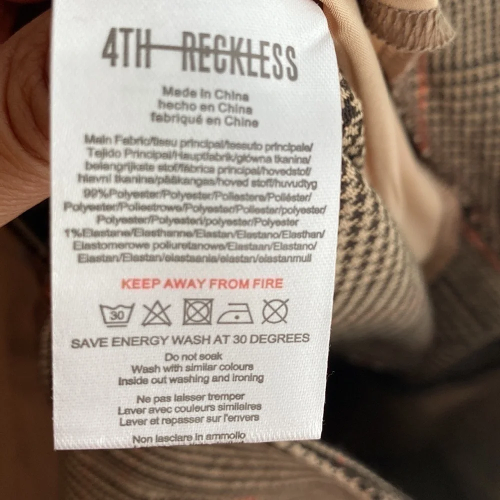 𝅺4th & Reckless Bartlett Stirrup Trousers S